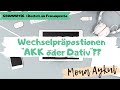 Wechselpräpositionen mit Akkusativ oder Dativ??? | Deutsch als Fremdsprache | Grammatik |A2