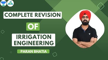 Complete Revision of Irrigation Engineering from18th July 23 | Paran Bhatia sir #GA1111 #sscjecivil