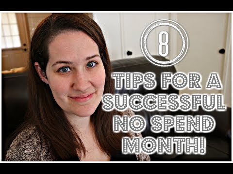 8 Tips for a Successful No Spend Month! | #nospendjanuary