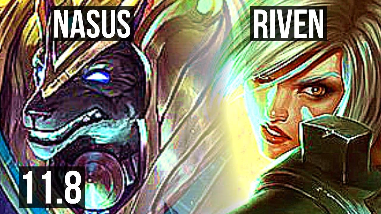 NASUS vs RIVEN (TOP) | 3.5M mastery, 10/1/4, 700+ games, Legendary | BR