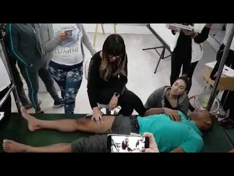 Dor no joelho - liberação miofascial pilates machine