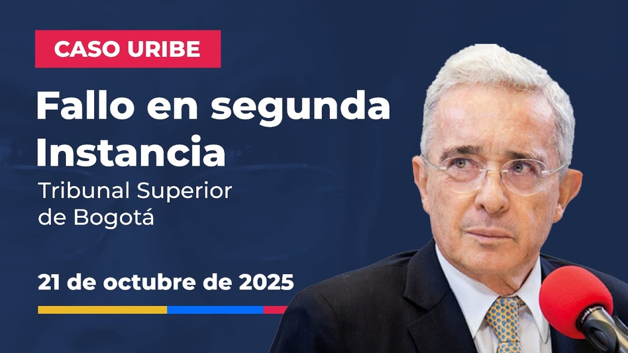 Audiencia de segunda instancia del expresidente Álvaro Uribe Vélez