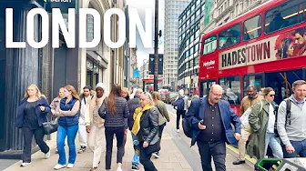 London 4K Walking Tour 2025 Oxford Street Tottenham Court Road 🇬🇧 Hidden Gems, Landmarks & City Life