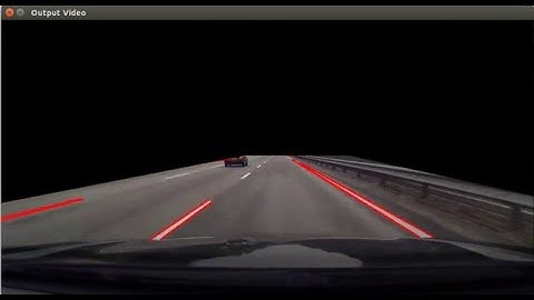 Hough transform based lane detection for driverless vehicle