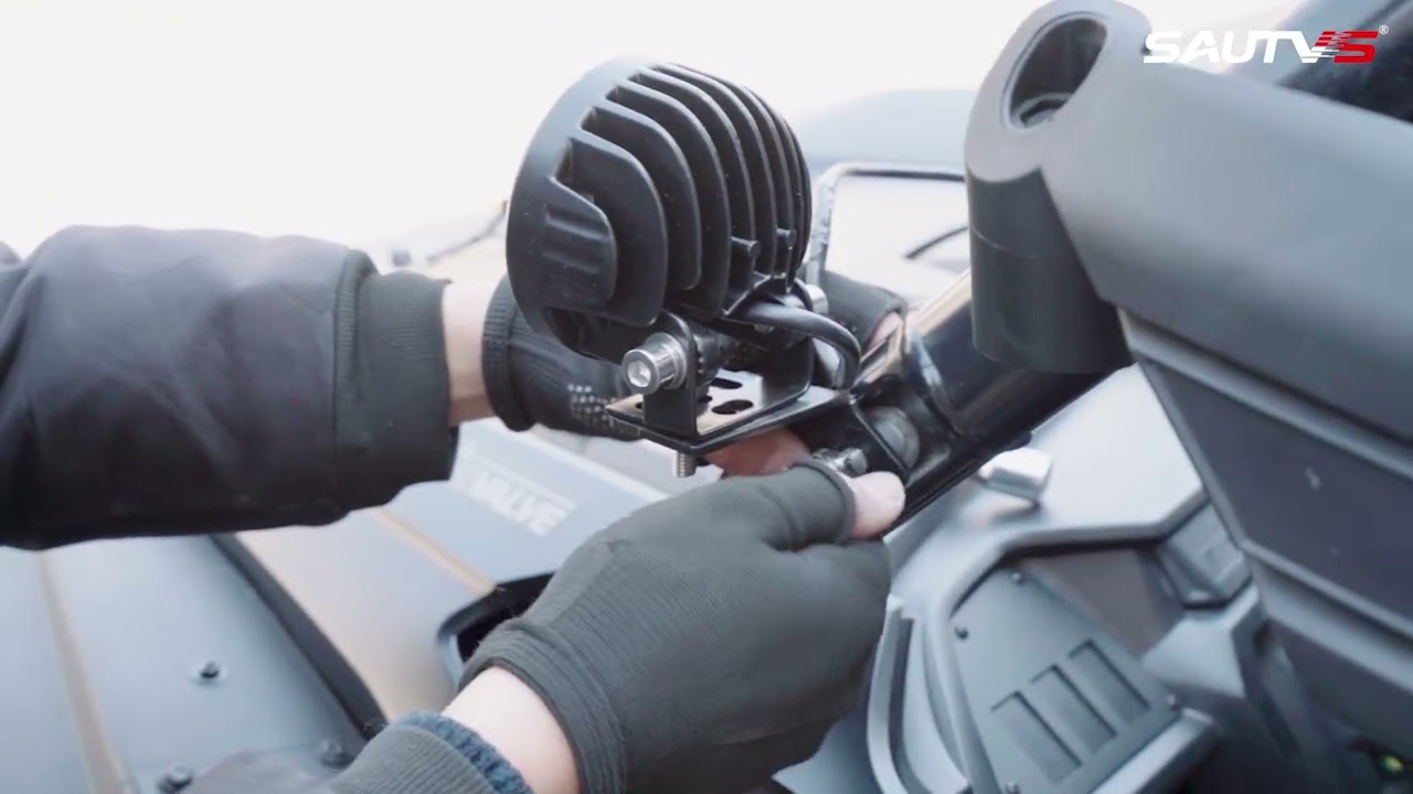 Installation of SAUTVS A-Pillar LED Pod Lights for Honda Talon 1000 2019-2025