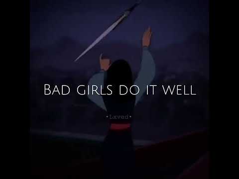 Mulan Bad Girls Do It Well Edit Short Mulan Disney
