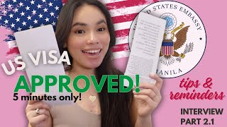 K1 visa | APPROVED! Interview experience &  tips, DON'T MISS!