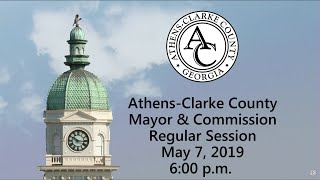 05-07-2019 Regular Session