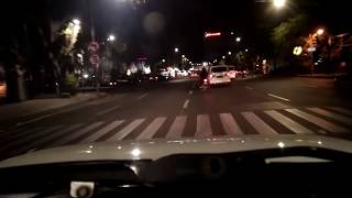 Nyetir mobil malam hari surabaya jalan tunjungan