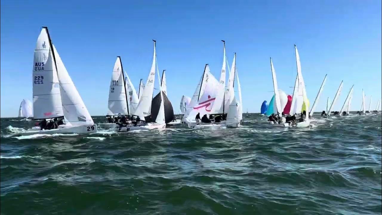 J/70 Worlds Race 9 Gate YouTube