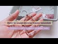 BAHASA | DIY How to make flower beads bracelet (tutorial membuat gelang beads bunga)🌸🌼