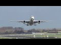 Qatar Airways taking off from Brussels
