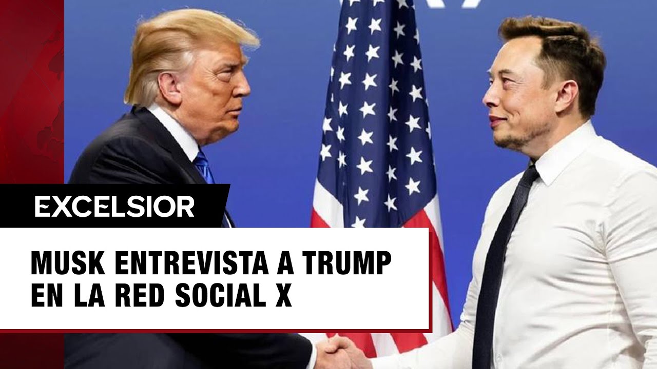 Elon Musk entrevista a Donald Trump en la red social X - YouTube
