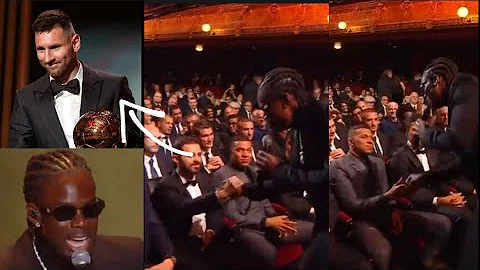 REMA meets Messi and Mbappe as he perform calm down at Ballon D’or 2023 and THIS HAPPENED…😱