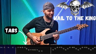 Hail To The King Guitar Solo Mastery - Avenged Sevenfold Cover With Tabs | Simon Lund Music Resimi