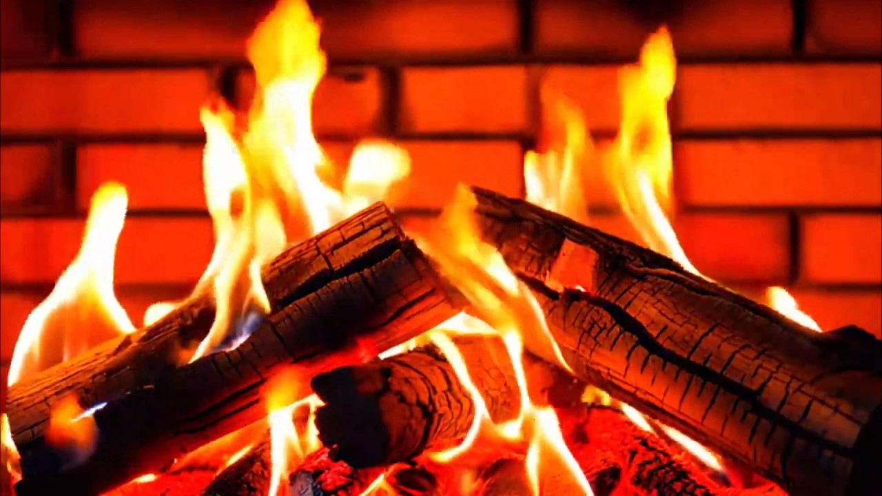 🔥 Cozy Warm Fireplace with Steady Flames and Gentle Crackling Wood Ambience.