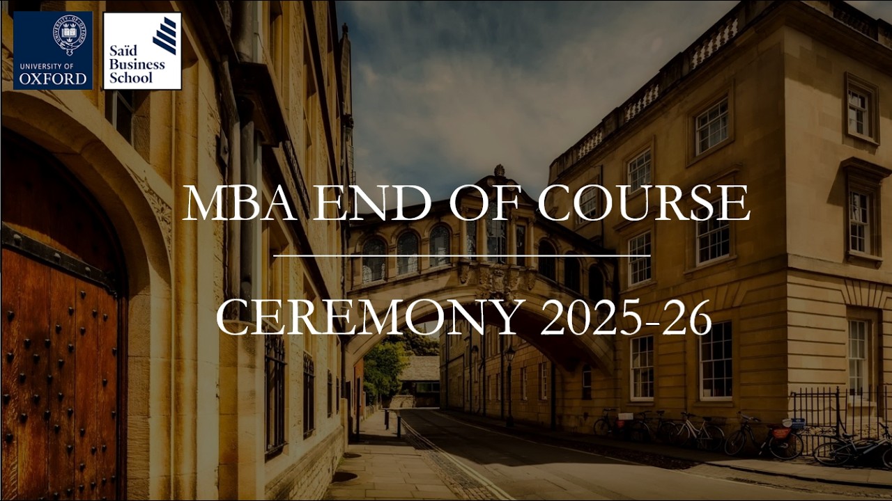 MBA End Of Course Ceremony 2025-26