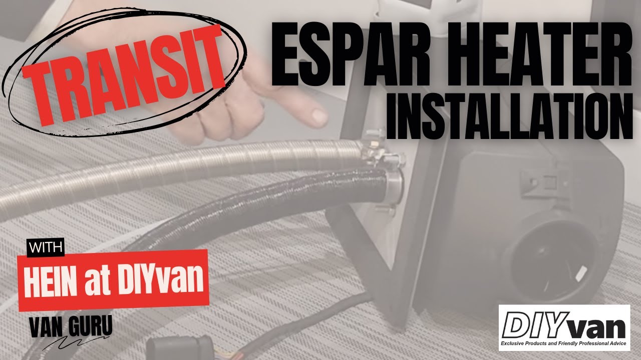Hein at DIYvan shares some details of the Espar install in our Transit van.