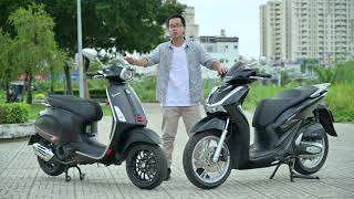 So Sánh: Vespa Sprint S 150 & Honda SH 150i 2020 | cuộc chiến cân sức