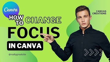 Changing Focus Point to Blur Background in Canva | Step-by-Step Tutorial