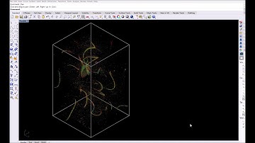 3D Perlin Noise concept Data Visualisation