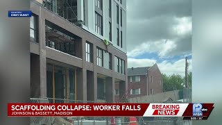 Worker alive after 30-foot fall in Madison