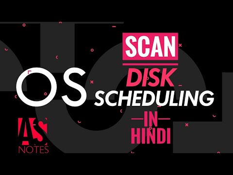 Operating System SCAN Disk Scheduling | In Hindi | हिंदी मे | AS Notes - By Ankur Sharma