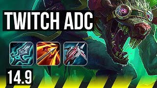 TWITCH & Lulu vs ASHE & Neeko (ADC) | 17/1/6, Legendary, 500+ games | EUW Master | 14.9