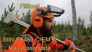 Fiilikset uudesta Stihl FS460 C-EM K raivaussahasta - Montako hehtaaria sahaan päivässä?