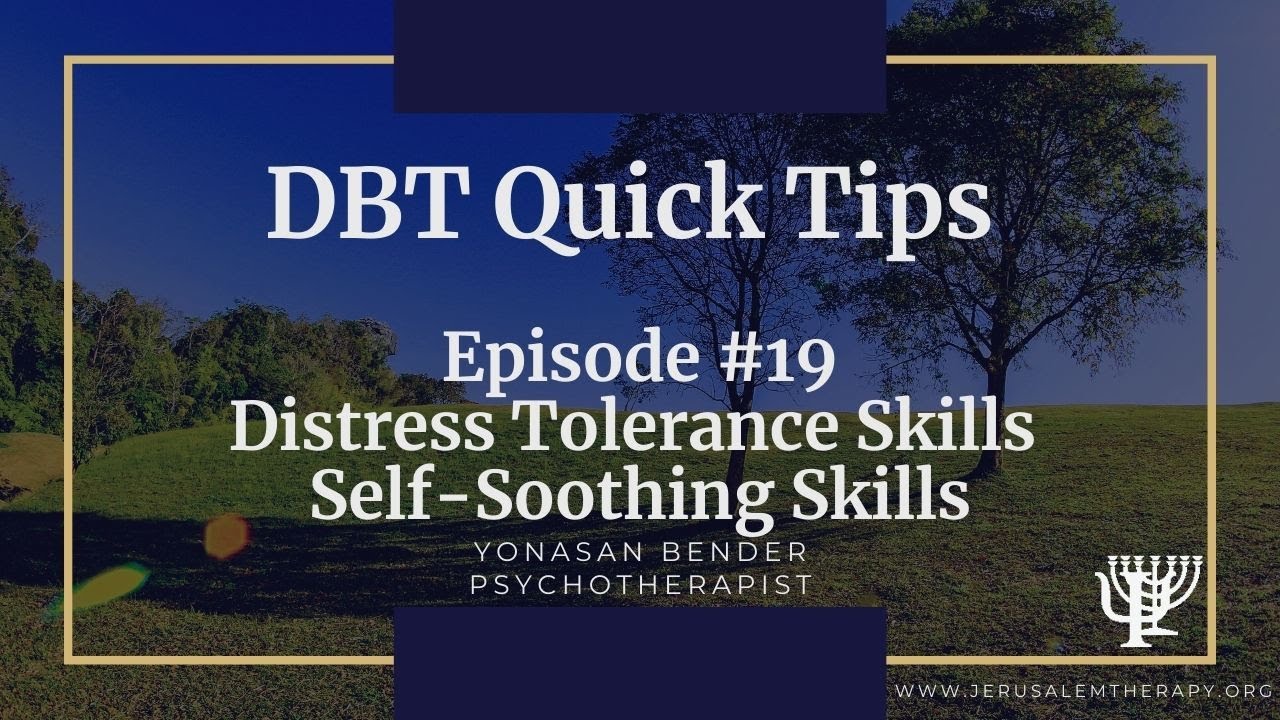 "Self Soothing Skills" Relaxation And Calming Techniques for 2020