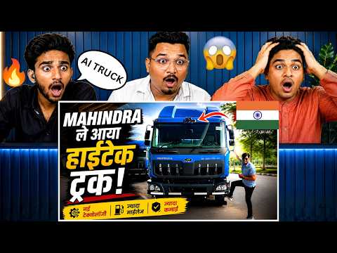 India’s First AI Truck! 🤖🚛 Mahindra BLAZO i-TRK | BLAZO i-TRK Full Walkaround | Pakistani Reaction