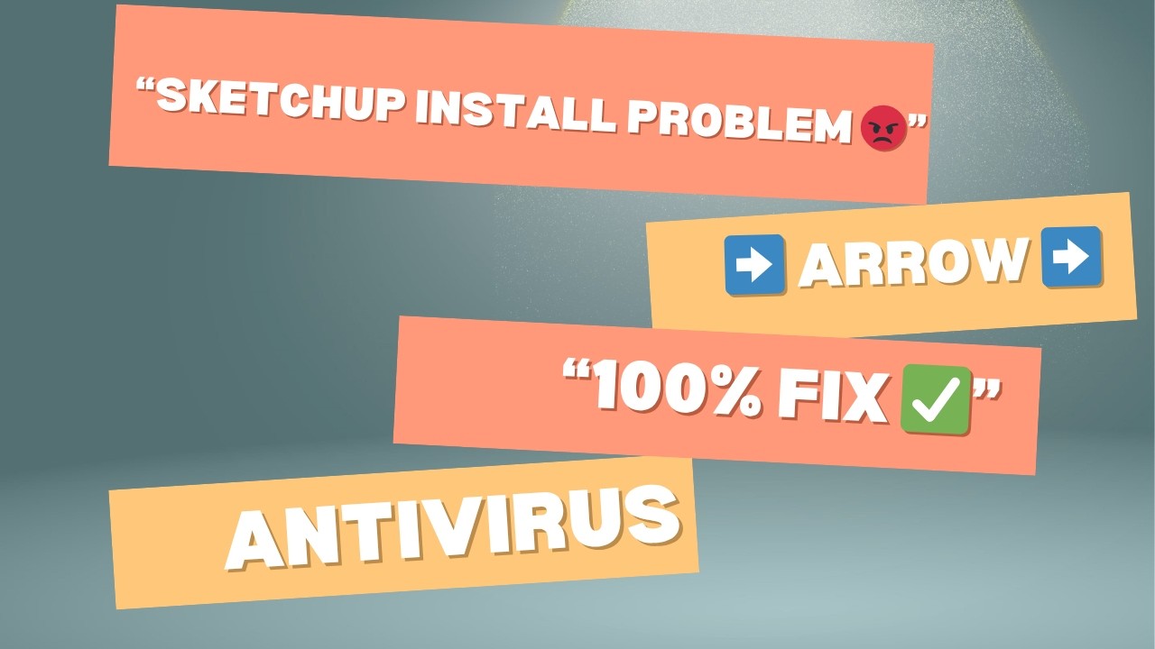 SketchUp 2026 Install Problem Fix | Antivirus Block Issue Solved! - YouTube