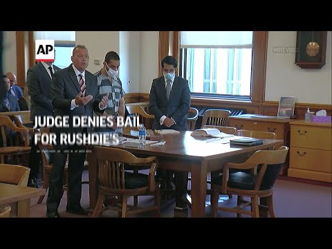 Judge denies bail for Rushdie's attacker