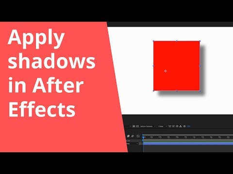Apply shadows in After Effects