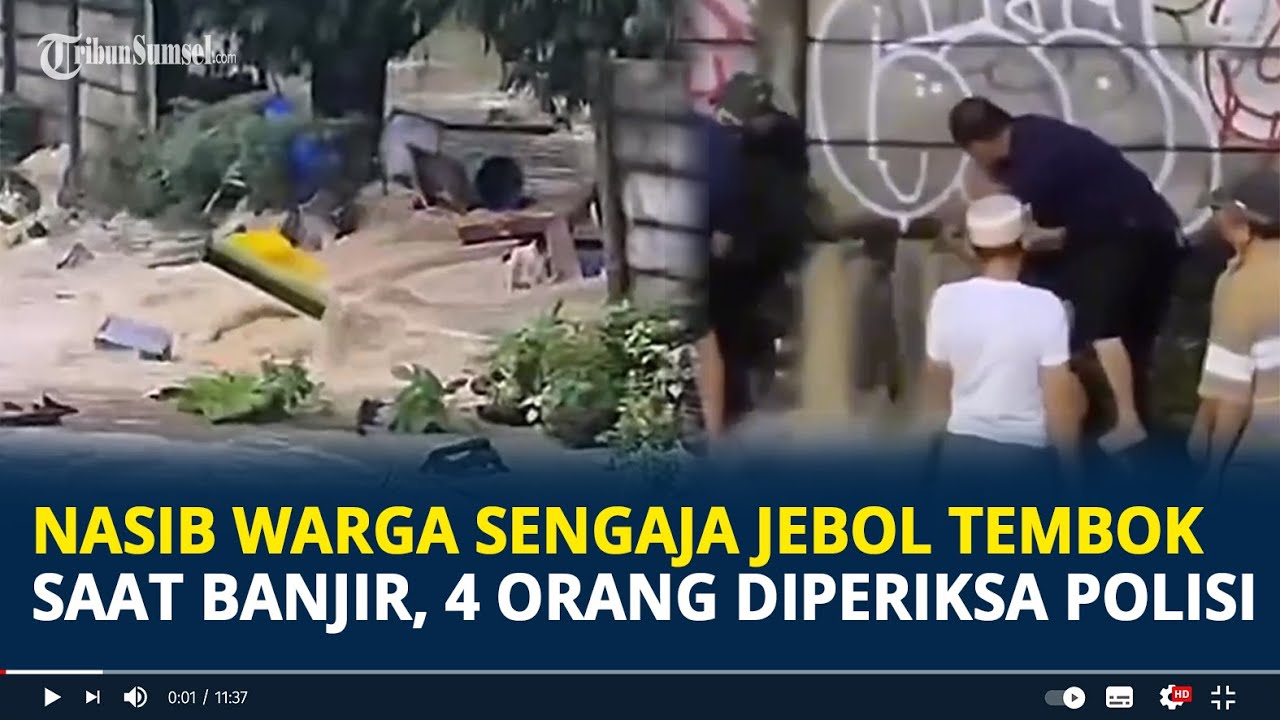 Nasib Warga Sengaja Jebol Tembok di Galaxy Bekasi saat Banjir, 4 Orang Diperiksa Polisi