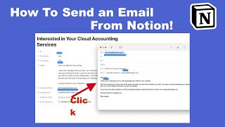 How to send an email from Notion