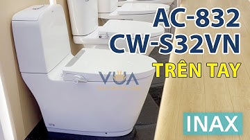 INAX AC-832 CW-S32VN - Bồn cầu 2 khối & Nắp rửa cơ - VUA THIẾT BỊ .COM
