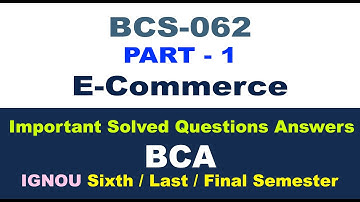 #Solved Question Paper [BCS 062 Important Questions] [Question with Answer] [BCS-062 Study Material]