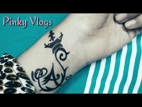 Alphabet S A Tattoo Subscriber Request Pinky Vlogs Youtube