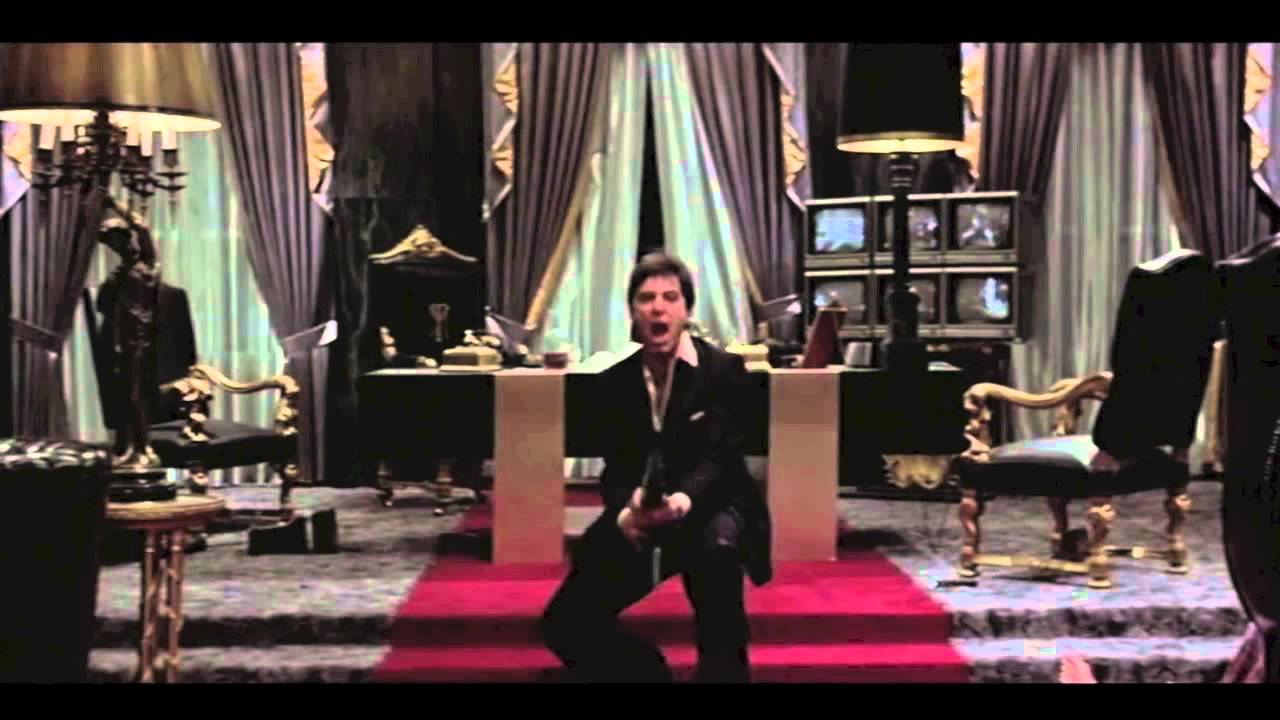 Say Hello To My Little Friend Al Pacino As Tony Montana In Scarface Youtube