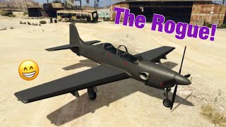 Using the Rogue plane! (GTA 5 Online)