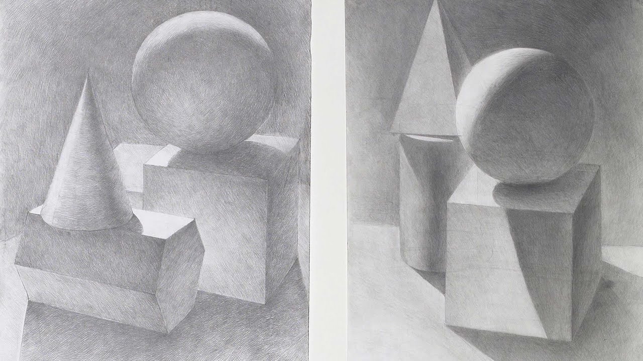 How to Draw a Sphere on a Cube - YouTube