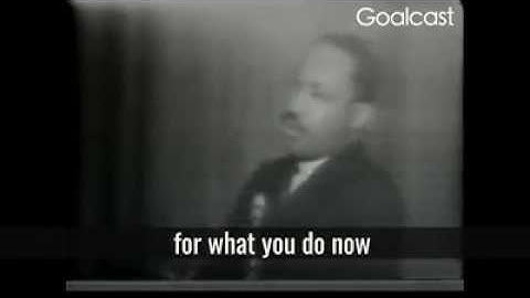 Martin Luther King Jr. On your life