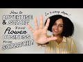 How to start a flower business from SCRATCH! 5 EASY advertising tips