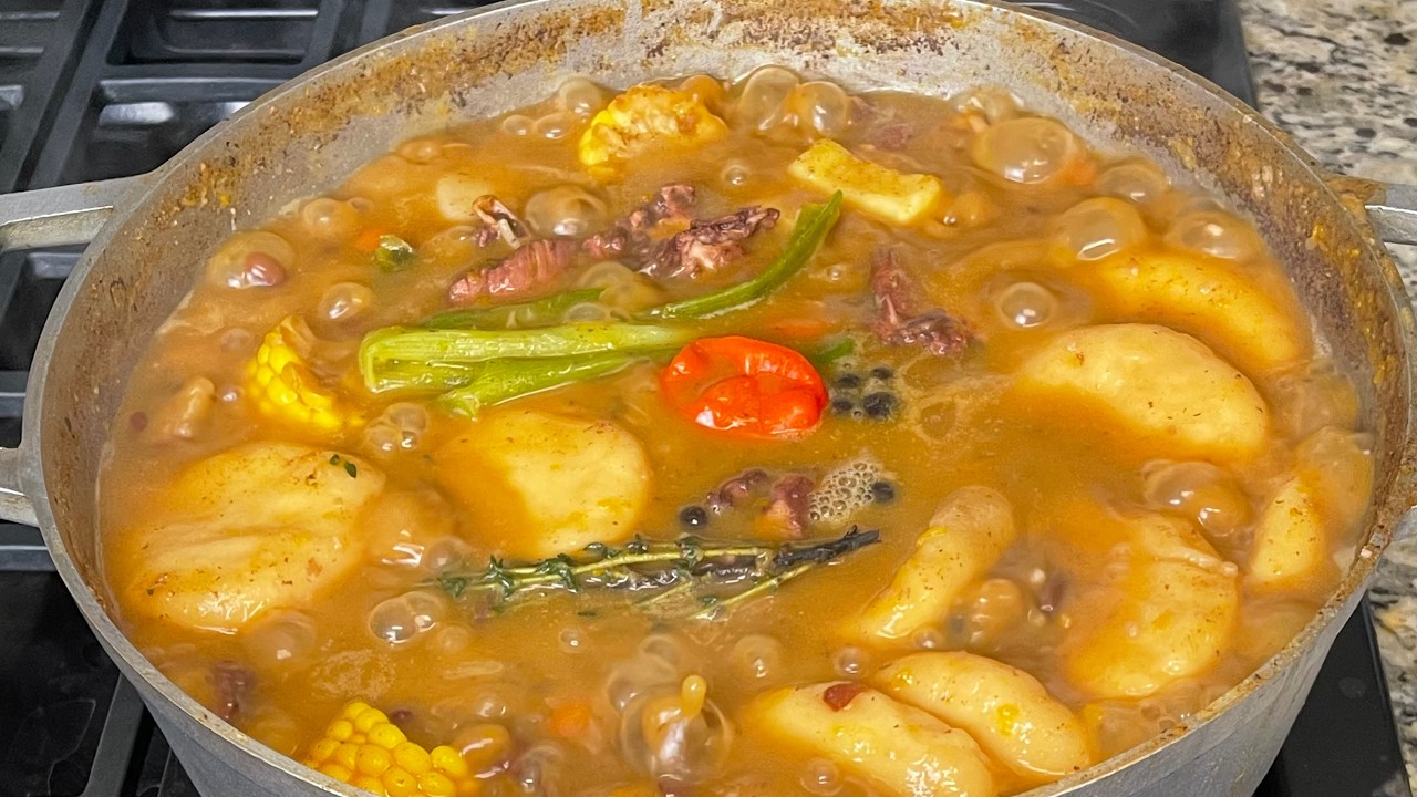 Jamaican Red Peas Soup With Chicken Back Traditional Saturday jamaican-red-peas-soup-with-chicken-back-traditional-saturday