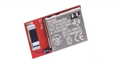 Introduction to CC2650MODA Bluetooth® low energy RF module