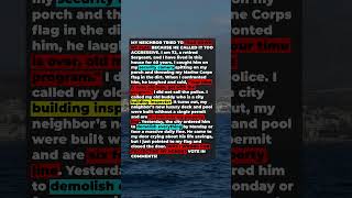 He messed with the wrong veteran