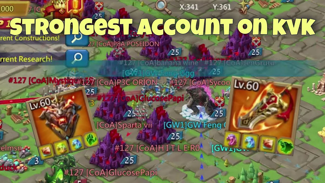 Lords Mobile - Big online targets on KVK. 2,6m rally. Mix and blasts ...