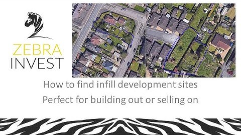 How to find infill development sites - Ideal for Building & Promotional Options