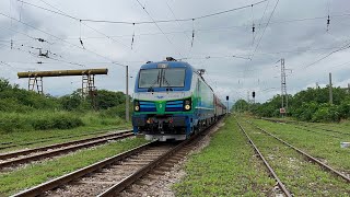 БВ3622 с 80040 пристига на гара Казанлък